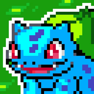 Balbasaur pixel art