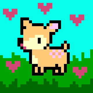 cute dawn pixel art