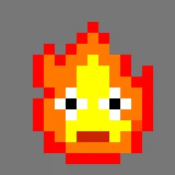 Flame pixel art