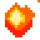 Flame pixel art