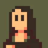 Mona Lisa pixel art
