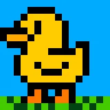 Petit duck pixel art