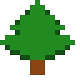 Pine Tree pixel art