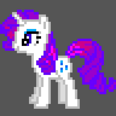 Rarity pixel art