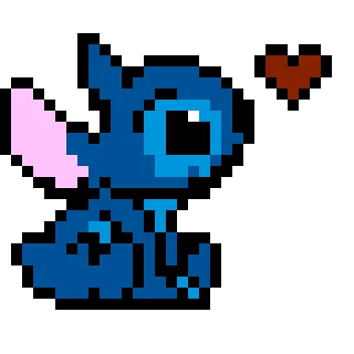 Stitch pixel art
